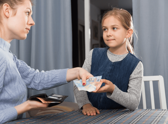 kinderen en zakgeld